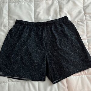 lululemon athletica Black Speckled Athletic Shorts